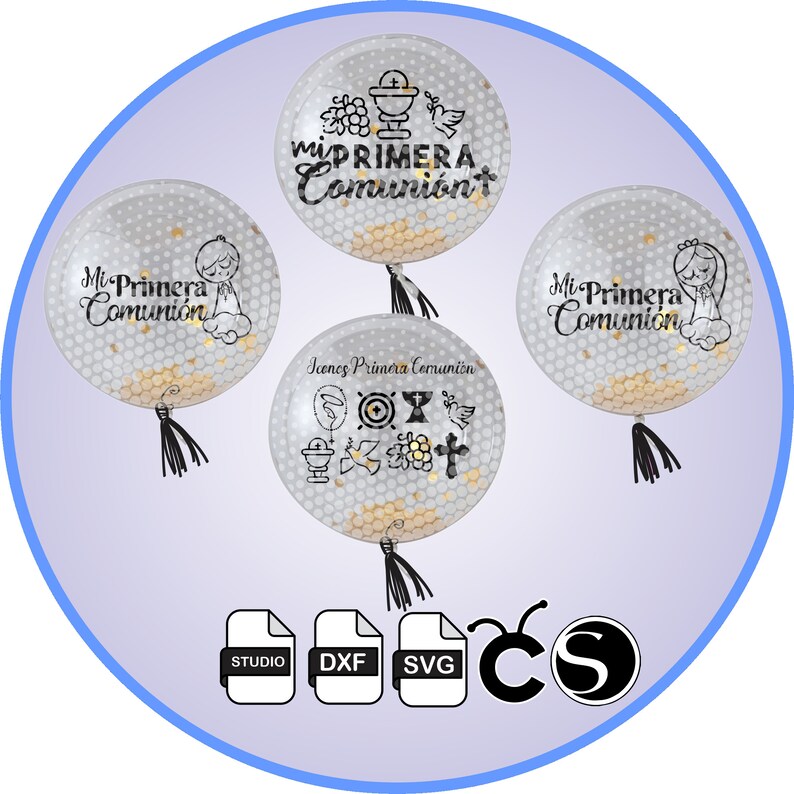 Primera Comunion First Communion Svg Dxf Cameo Silhouette Cutting Files