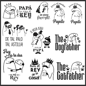 father's day deformitos svg png dxf studio AI happy father's day happy fathers day svg files printable templates