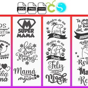 Pack de 86 fichiers svg png dxf silhouette cameo cricut fête des mères bonne fête des mères cadeau scrapbooking bonne fête des mères