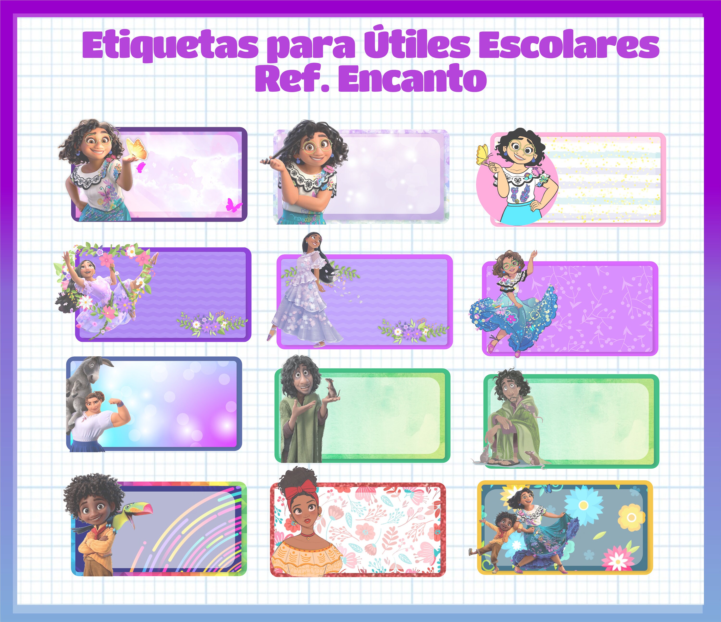 Labels Labels useful Etiquettes school labels school supplies labels schools notebooks colors png files files printables templates