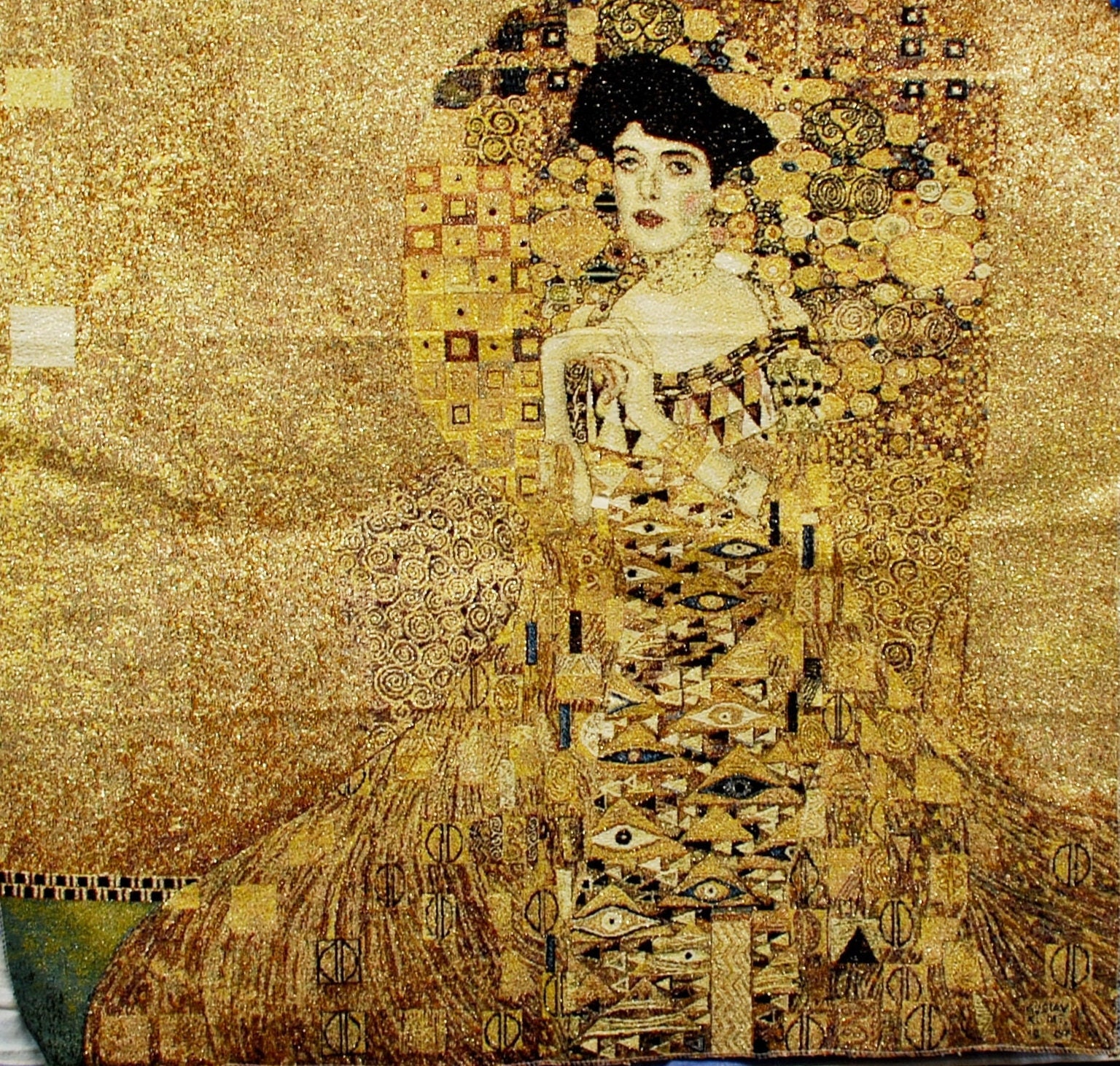 Étui à Lunettes Gustav Klimt - Jardin De Campagne - VON LILIENFELD - Rigide Et Capitonné - Avec Chiffon Microfibre
