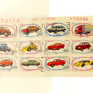 Sellos / Sets - Lotes / Sellos de Italia / 1984 año / Sello antiguo-Italia / Serie completa Sellos italianos / Vintage / Filatelia