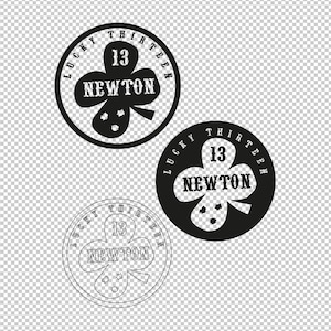 Lucky Thirteen 13 Los Angeles Police Shootin Newton Division SVG, PNG, EPS - File For Cricut, Silhouette, Cut Files, Vector, Digital File