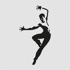 Dancing Acrobat Male Dancer Ballet SVG, PNG, EPS - File For Cricut, Silhouette, Cut Files, Vector, Digital File