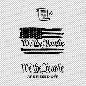 We The People United States Constitution SVG, PNG, EPS - File For Cricut, Silhouette, Cut Files, Vector, Digital File