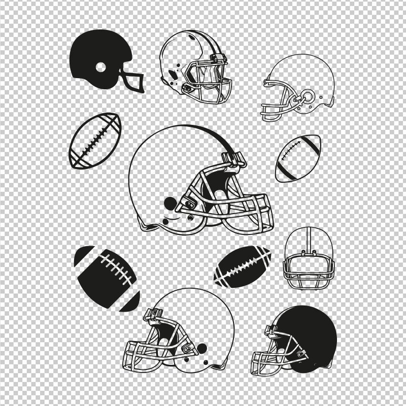 Football Helmet Monogram - Dxf and Svg – Bad Dog Metalworks