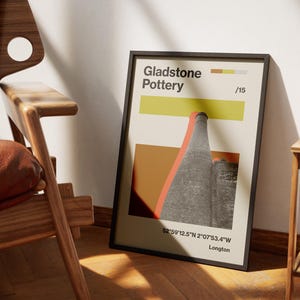 Gladstone Pottery Poster Print