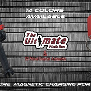 Minelab Maticore Magnetic Charging Port Cover with Lanyard.