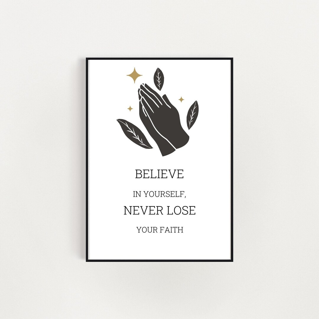 Quote Art Print, Motivational Quote Wall Art Etsy