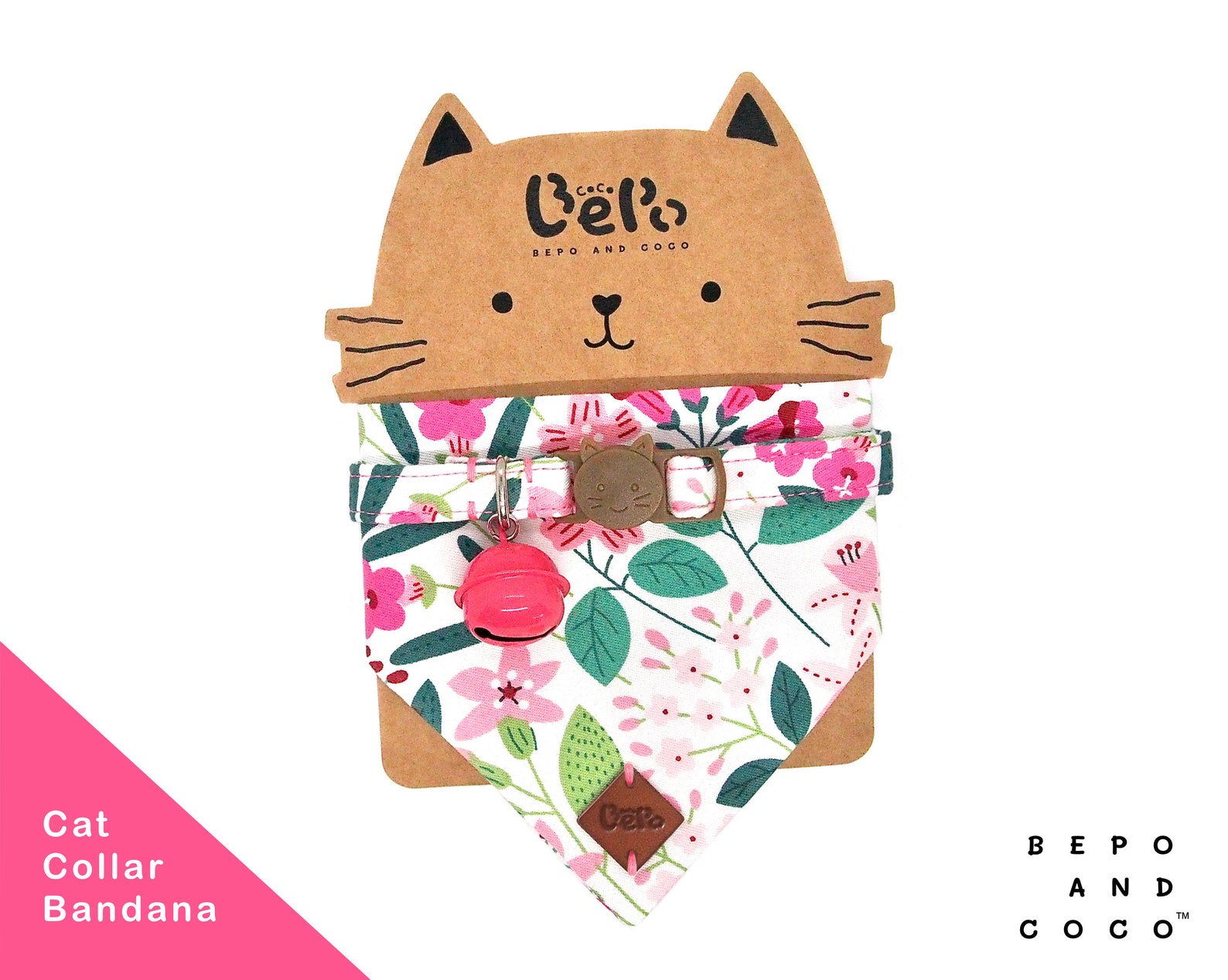collar bandana gato