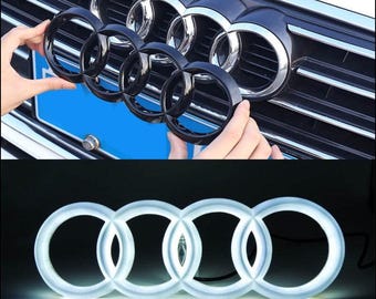 Illuminated Front Grille Ring Emblem for Audi Models