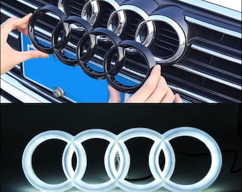 Illuminated Front Grille Ring Emblem for Audi Models