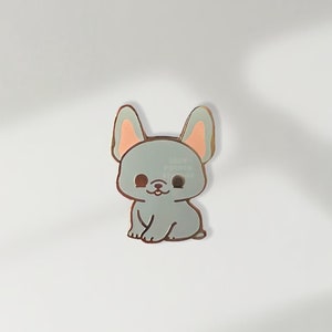 Mini Pup Pals - 2,3 cm / Adorable pin esmaltado de perro / Ideal para relleno y regalo / Bulldog francés