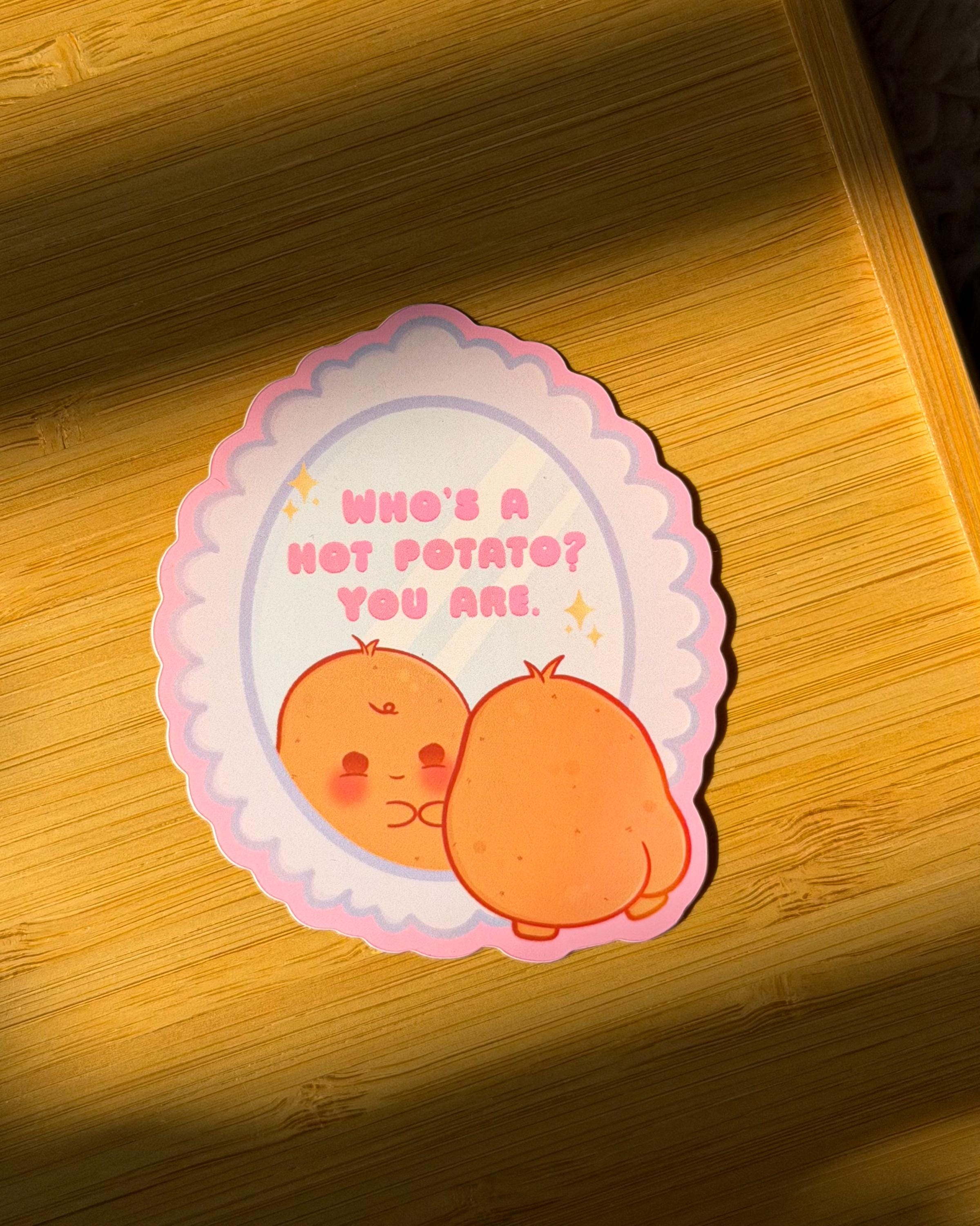 Pink Kawaii Potato - Etsy