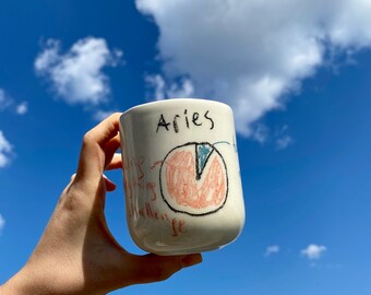 Aries handmade ceramic mug