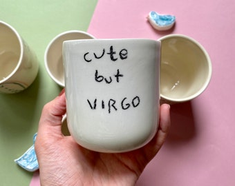 Virgo handmade ceramic mug