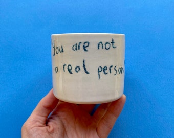 Handmade ceramic Kendall Roy once said mug no.2