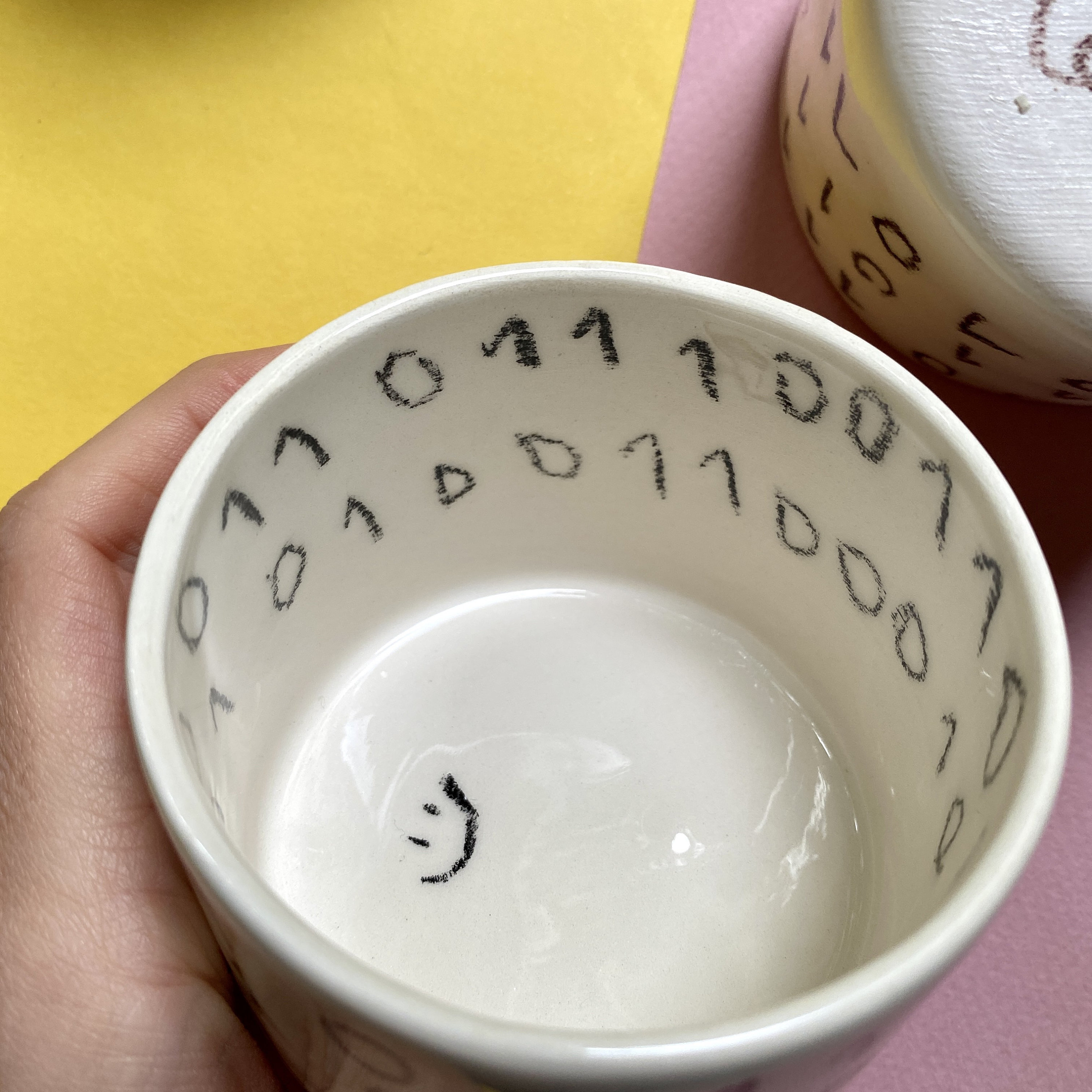 Handmade Ceramic Binary Mug - Etsy