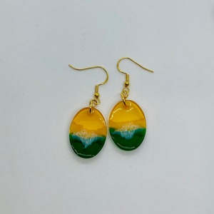 Green Bay packers earrings