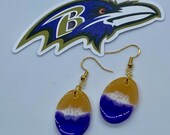 Baltimore Ravens earrings