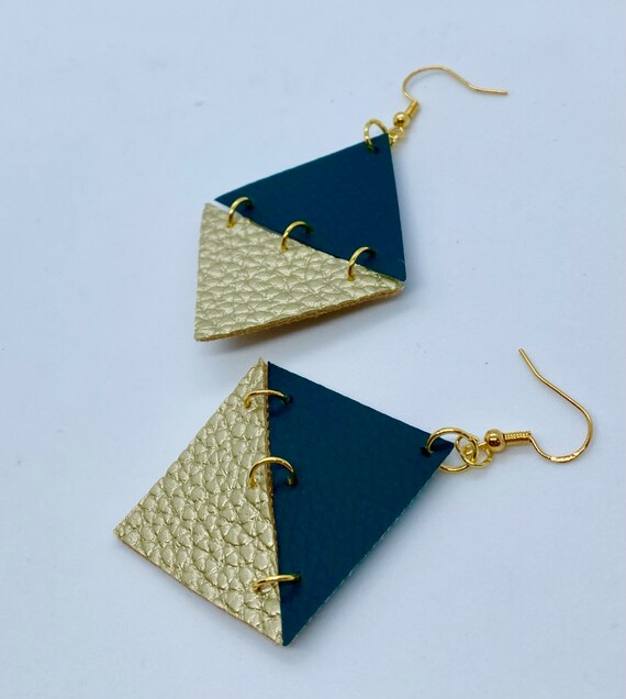 Etsy faux leather earrings deals