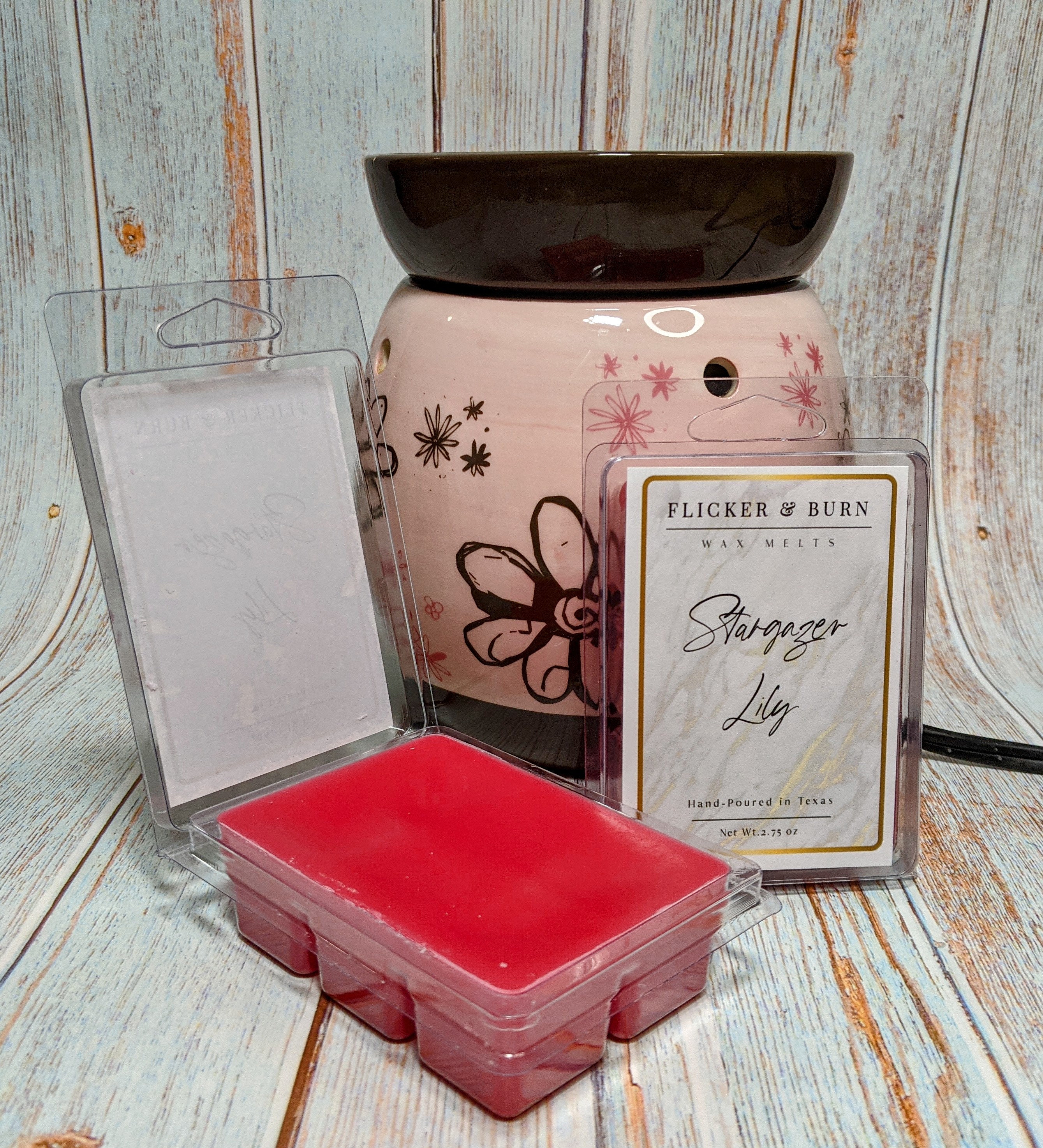 Candle Warmers Soy Wax Melts, Cherry Blossom, Sweet Pea/Lilies/Strawberry