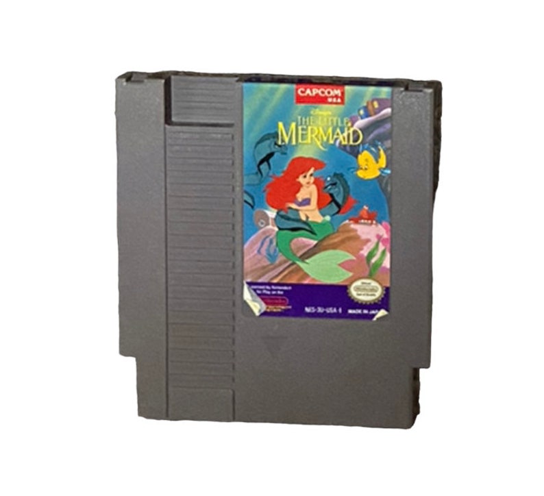 The Little Mermaid NES Game Etsy