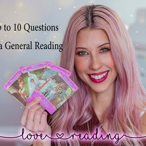 Amor ou Leitura Geral MESMA HORA 1 ou mais perguntas ou Leitura Geral Psíquica Previsão Carta de Tarô Passado Presente, Futuro Amor no mesmo dia