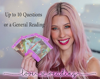 Love Reading SAME HOUR 1 or more Question s or Psychic General Reading Prediction Tarot Card Past Present, Future Same Day Love