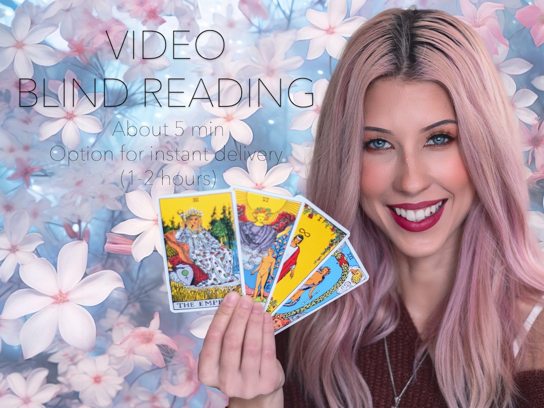 SAME HOUR Psychic Blind Reading 5 Minute VIDEO Etsy