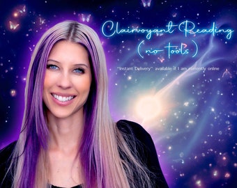 SAME HOUR Psychic Reading Natural Psychic Abilities - no tools - love, career, general