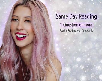 SAME HOUR Psychic General Tarot Reading - 1 or more questions