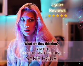 Love Reading SAME HOUR 1 or more Question s or General Reading Prediction Tarot Card Past Present, Future Same Day Love