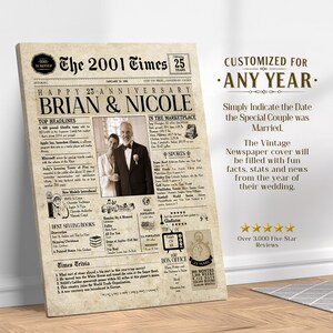 25th Anniversary Gift. 25 Years Anniversary Card. 25 Years Wedding Anniversary. Husband & Wife Gift. 25th Anniversary Gift For Couple image 8