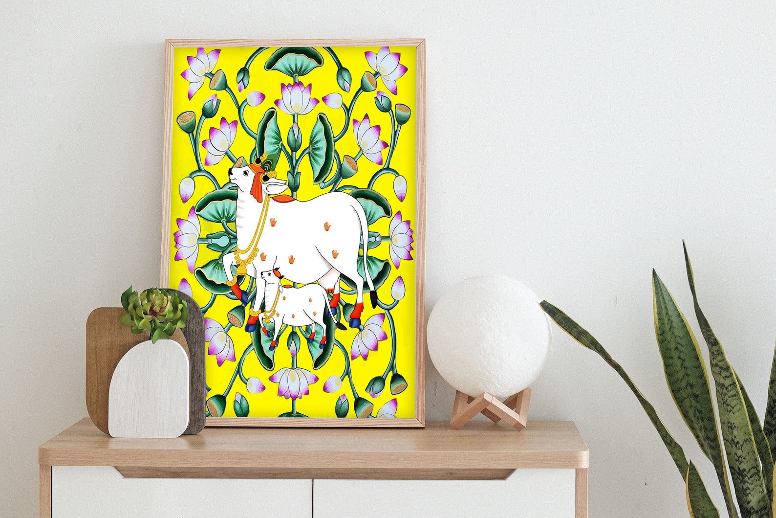 Pichwai Painting Printable Download High Resolution Pichwai Etsy
