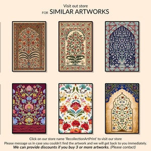 Indian Floral Wall Art Printable, Indian Wall Art, Instant Download ...