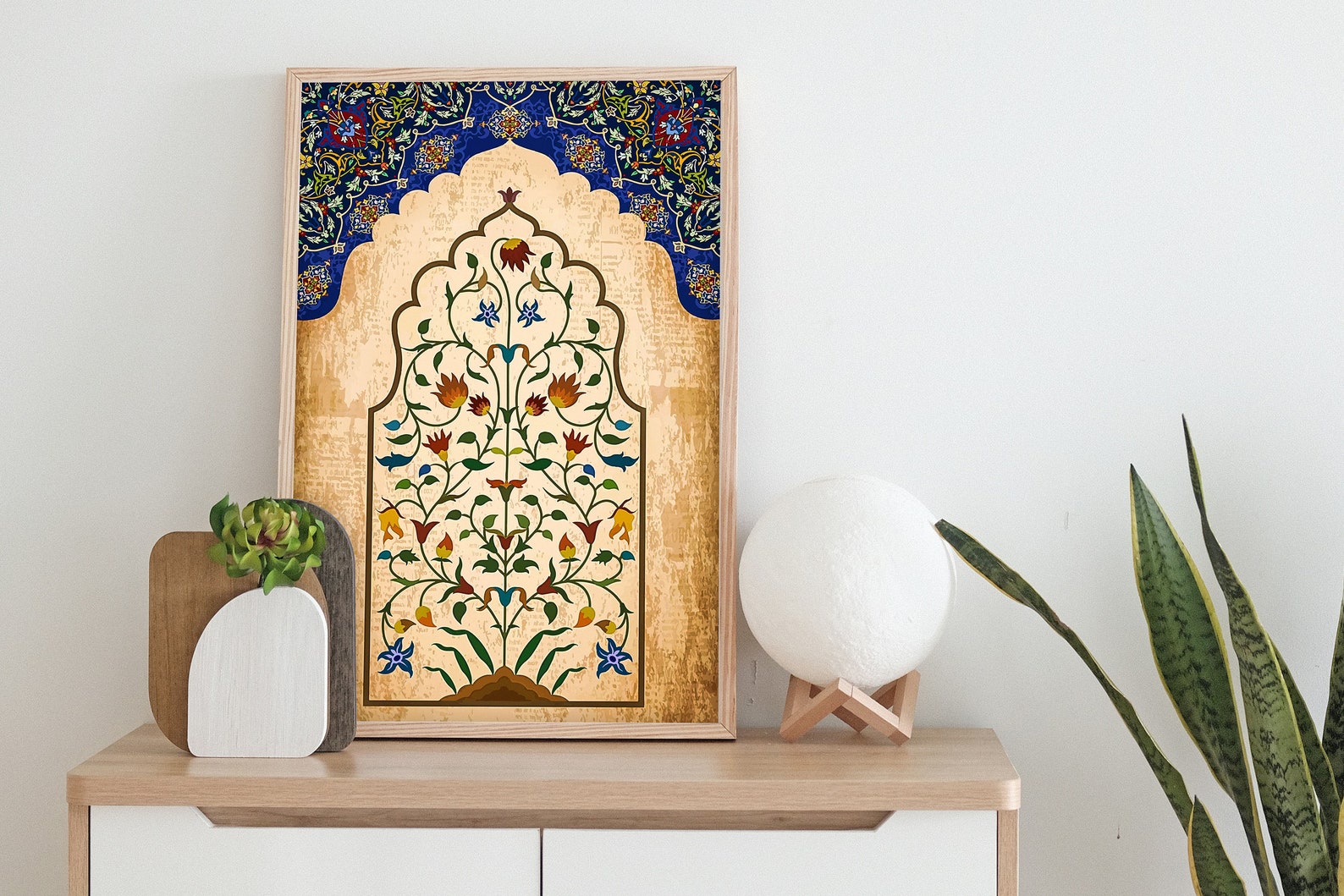 Indian Floral Wall Art Printable, Indian Wall Art, Instant Download ...