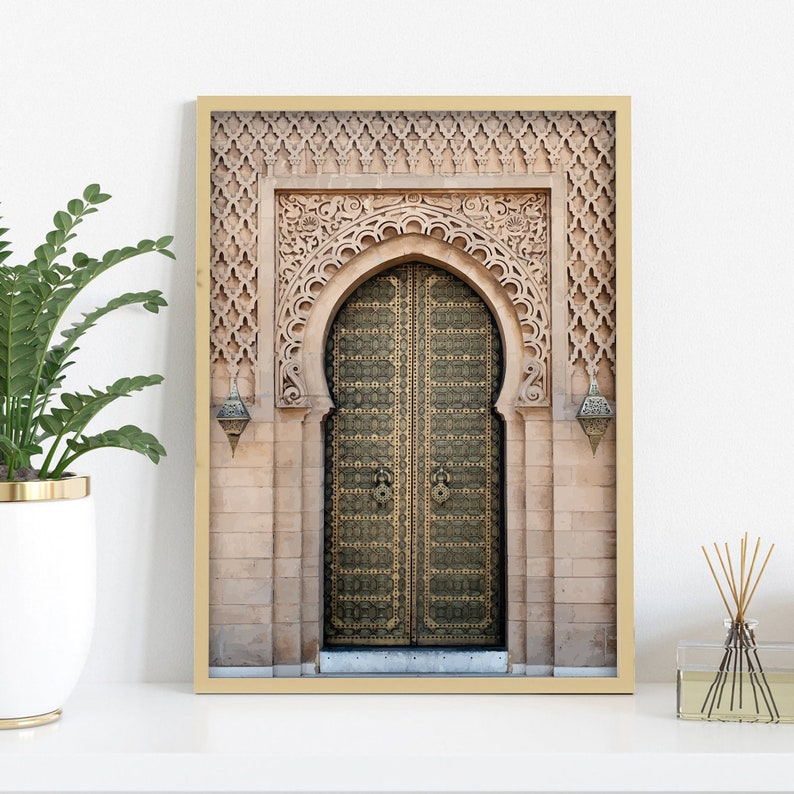 Buy Indian Architecture Entrance Wall Art Printable Living Room Online