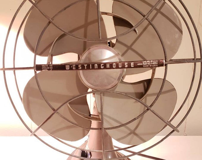 Vintage Westinghouse Table Top Fan Y4693 Cat No 12la4 115 Volt Etsy