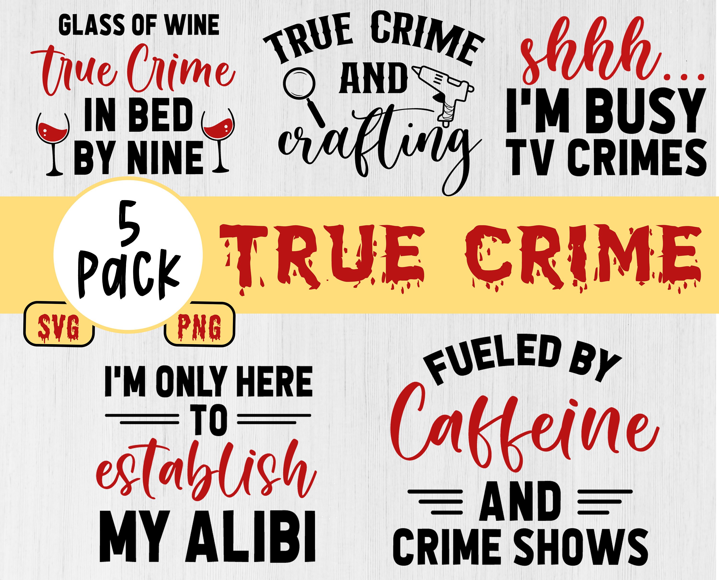 Download Crimen verdadero Tendencia svg Asesino en serie True Crime ...