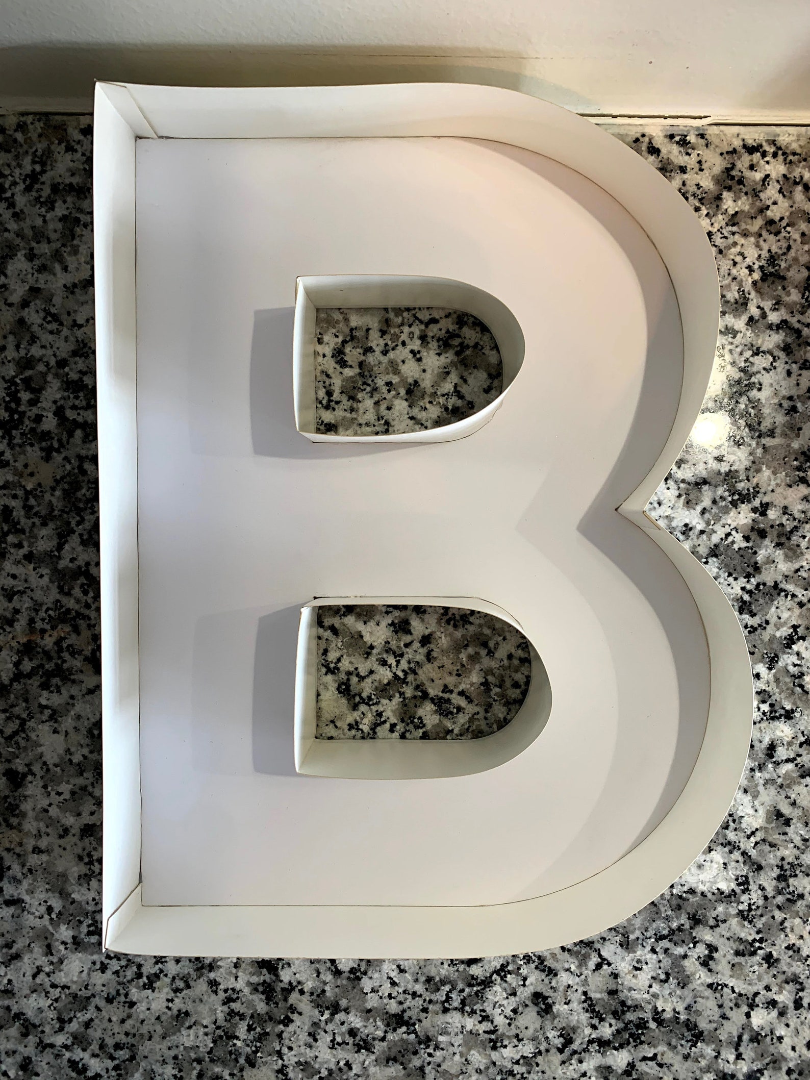 Fillable Letter and Number Boxes DIY Kit / Unassembled Etsy