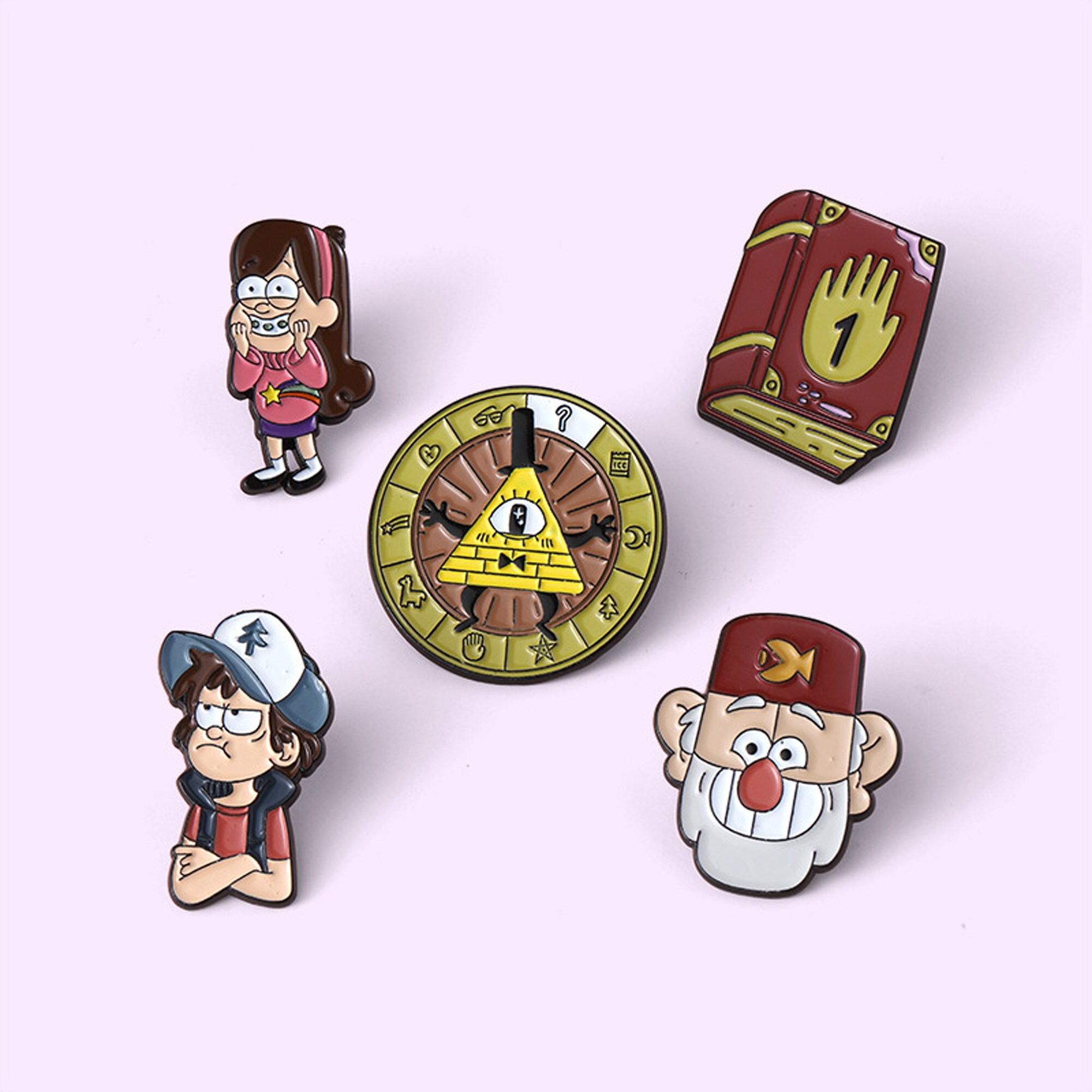 Gravity Falls Enamel Pin Mabel Pines Dipper Pines Pin Badge Etsy
