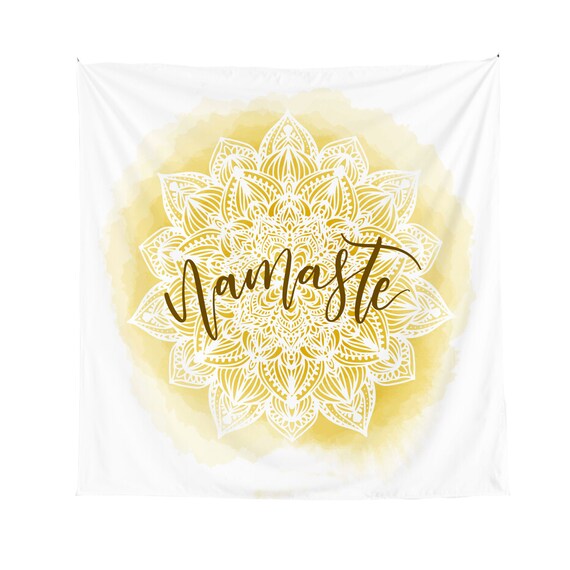 Bohem Namaste Tapestry Boho Decor Yoga Studio Decor Yoga Decor Meditation Decor Mandala Tapestry Garden Balcony Wall Hanging Etsy Australia