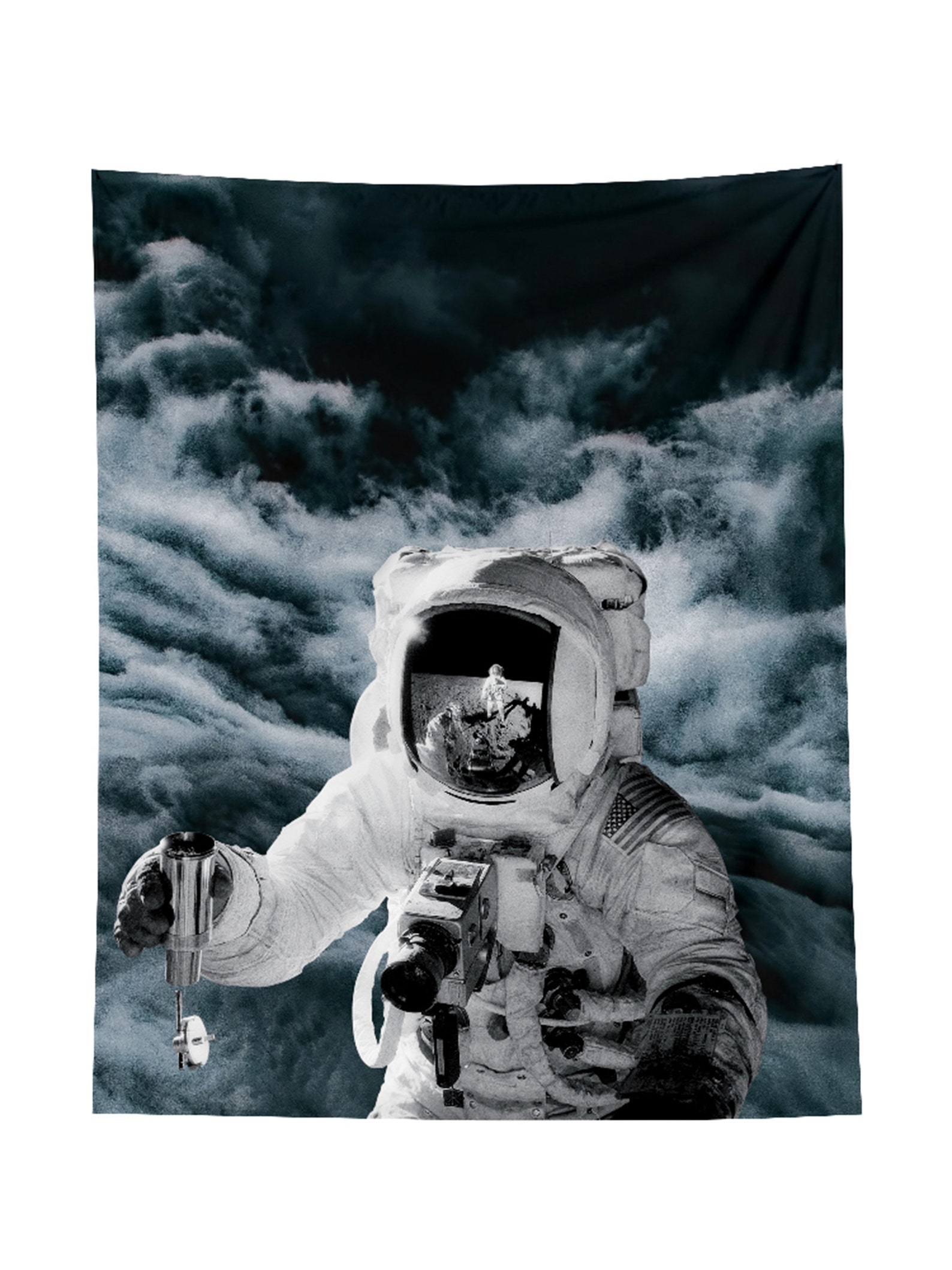 Astronaut Modern Tapestry Cosmic Nasa Ocean Man Kids Room | Etsy