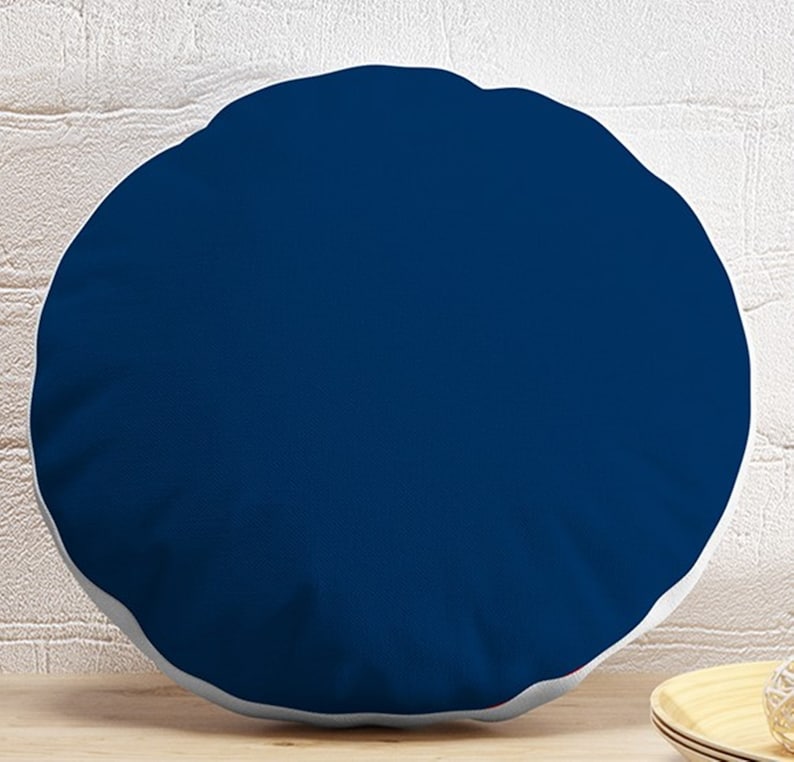 Round Cushion Cover Basic Colored Circle Cover 17 43 Etsy