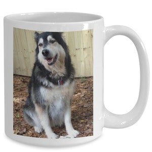 Personalized gift pet mug, custom pet photo mug, dog lover mug, cat lover mug, gift for dog lover, gift for cat lover, personalized gift cup