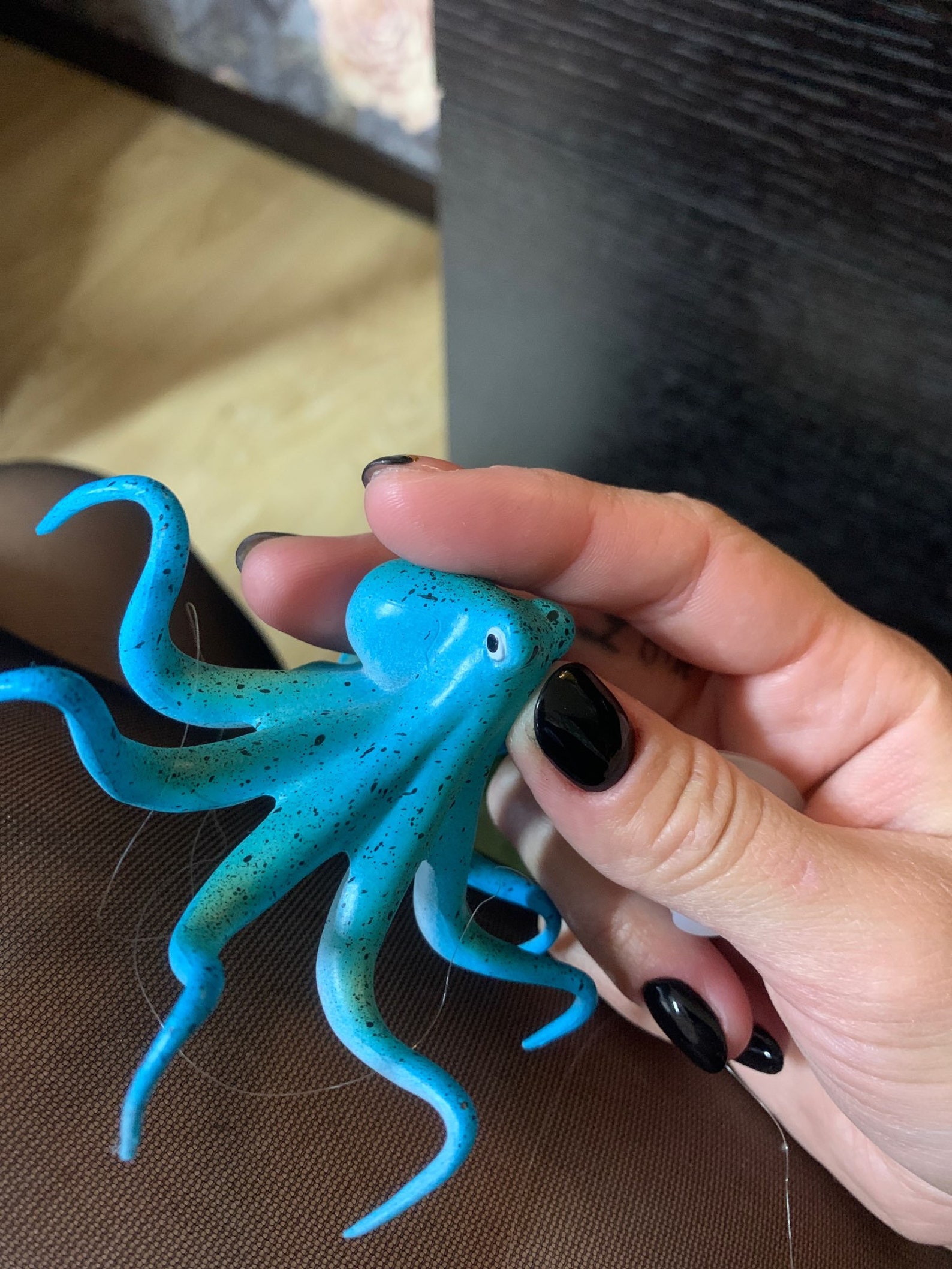 Fluorescent Artificial Octopus Aquarium Ornament with Suction Etsy