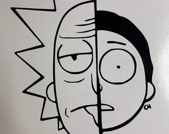 Rick and Morty Vinyl Sticker/decal Australia