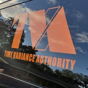 TVA - 2 Piece Vinyl set Time Variance Authority logo