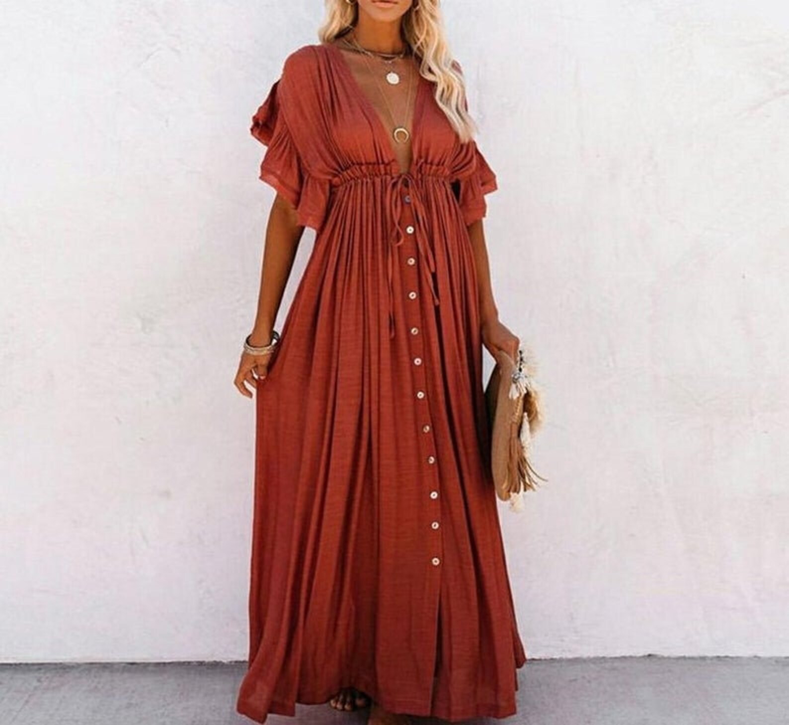 Boho Dress Maxi Boho Dress Maxi Dress Bohemian Dress Etsy